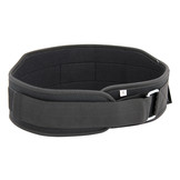 Fitness Belt Comfort Men/Women Black Nylon