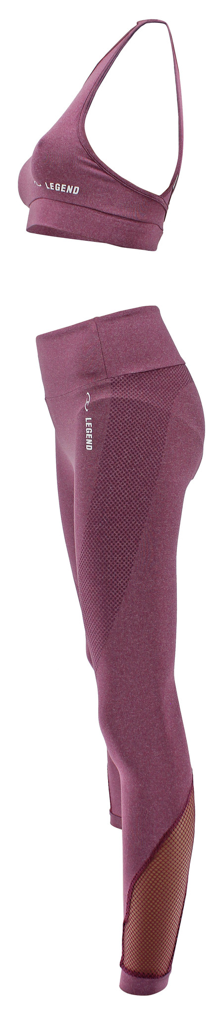 Sports leggings Mesh Purple