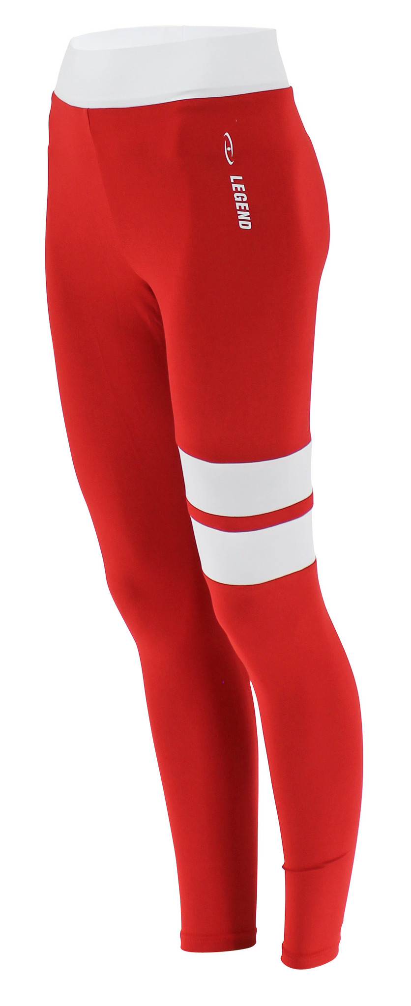Sportlegging Red White Stripe