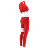Sportlegging Red White Stripe Sportlegging Red White Stripe