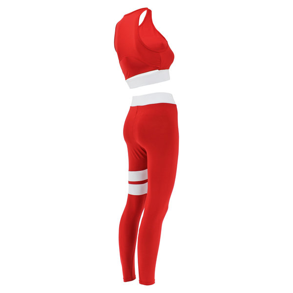 Sportlegging Red White Stripe Sportlegging Red White Stripe