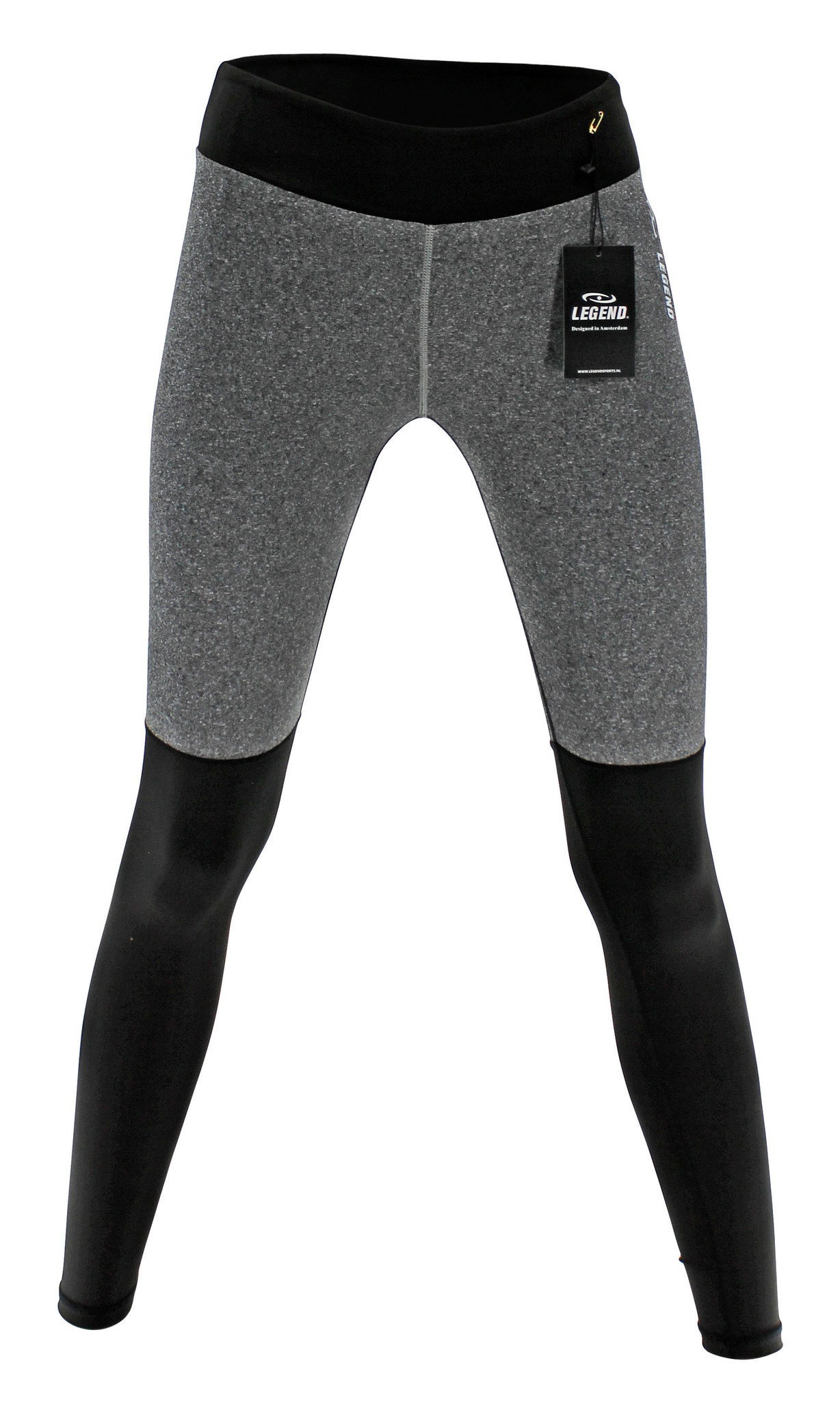 Sports leggings Black-Grey