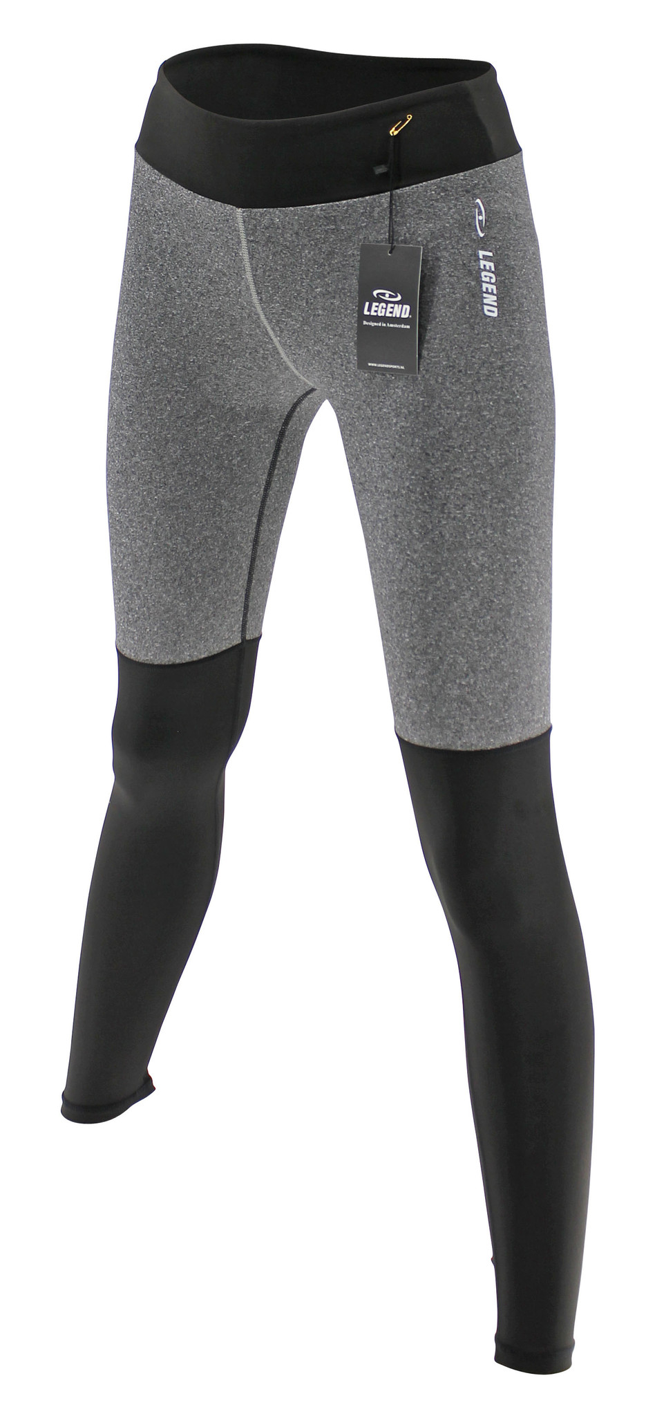 Sports leggings Black-Grey