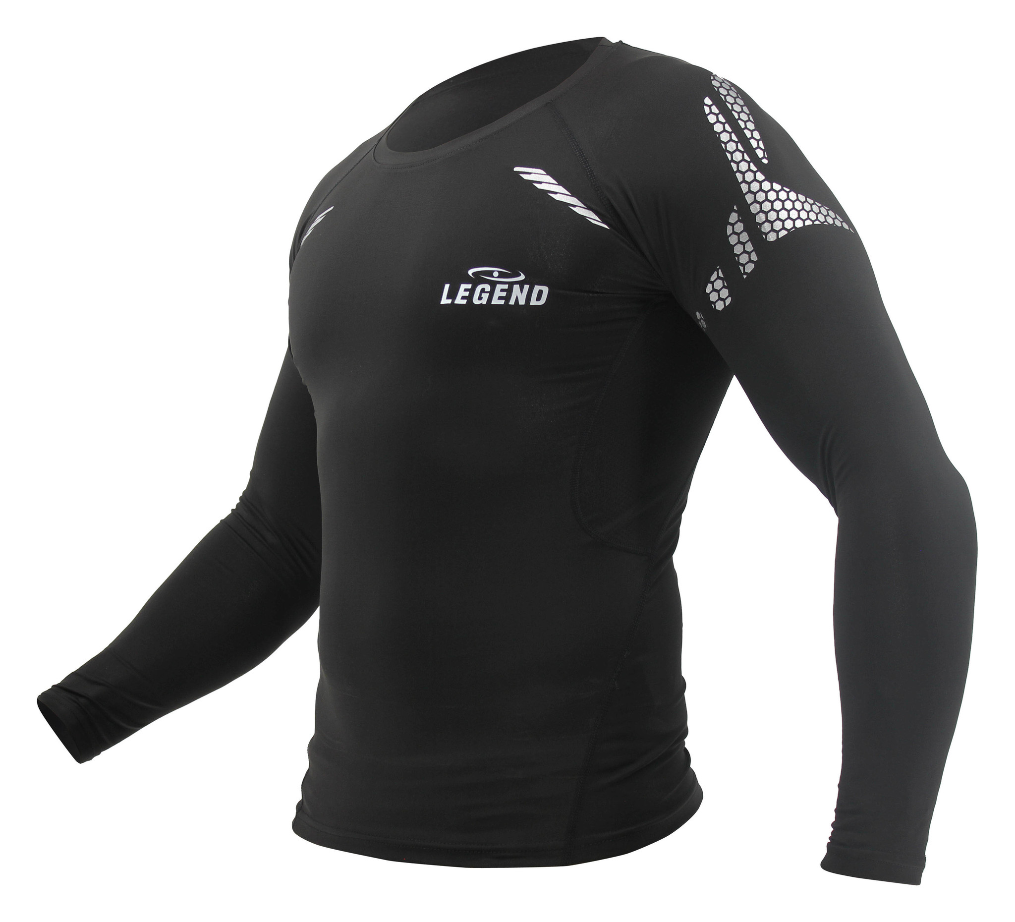 Multi Sport Shirt with Reflect Print Black