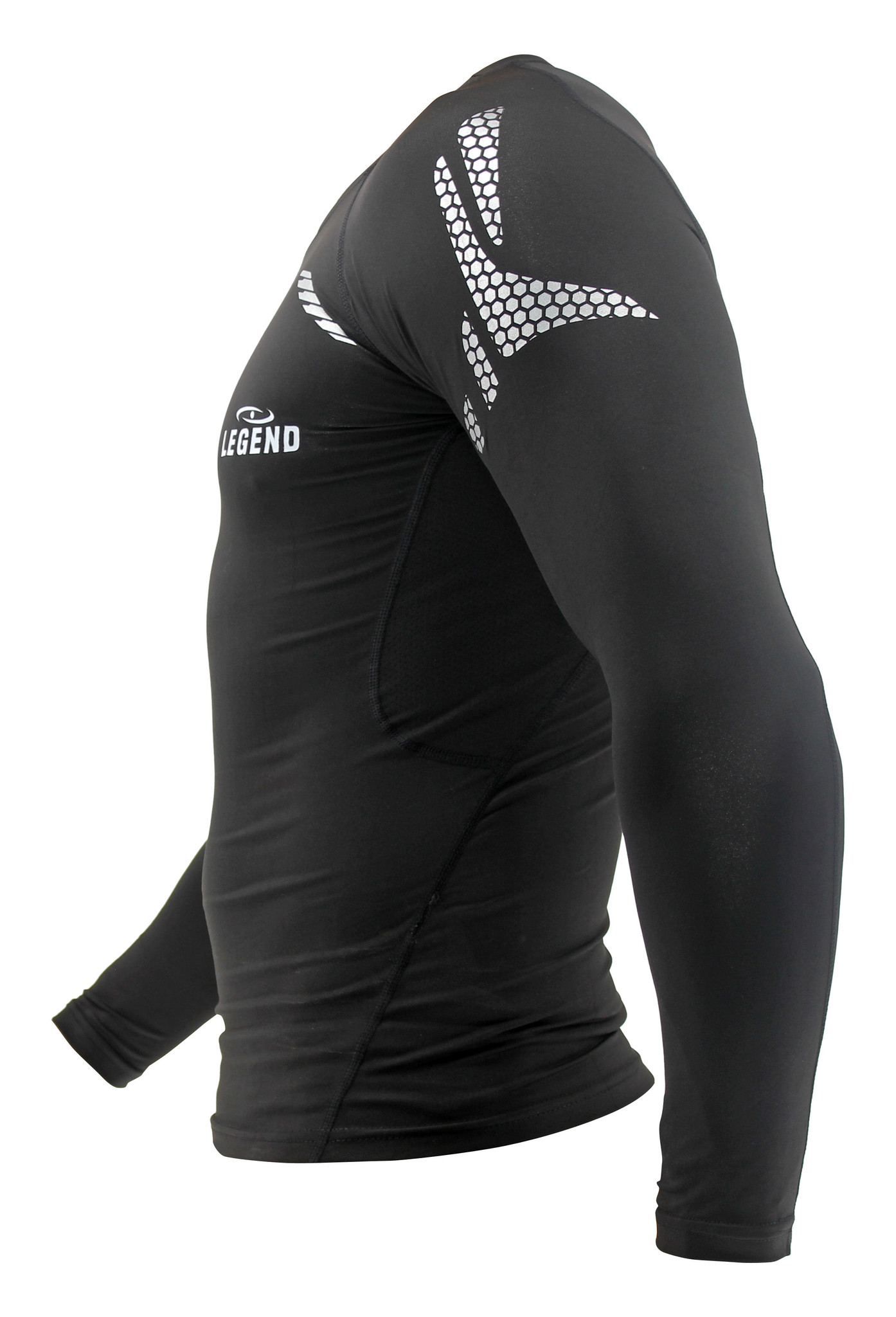 Multi Sport Shirt with Reflect Print Black