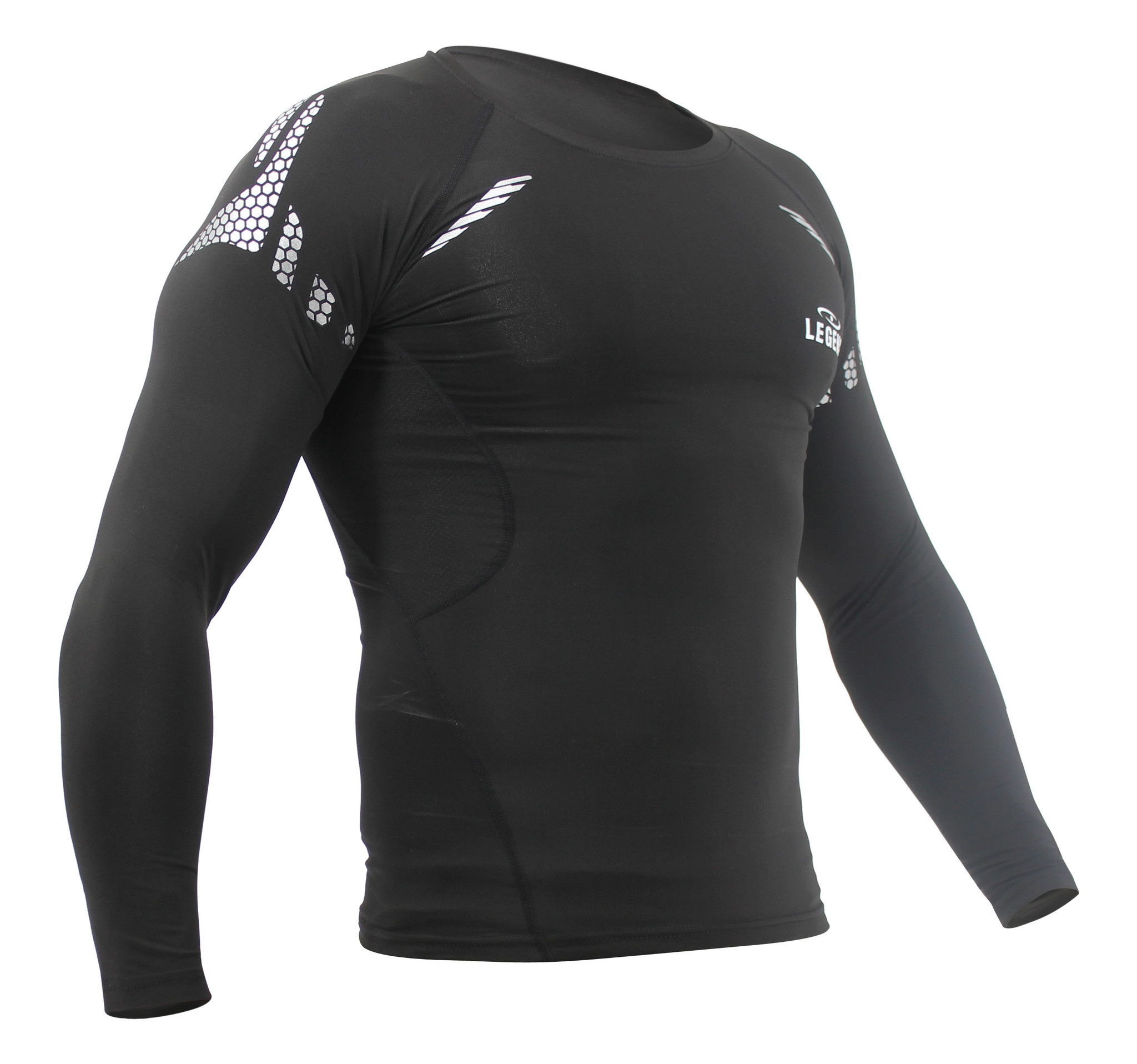 Multi Sport Shirt with Reflect Print Black