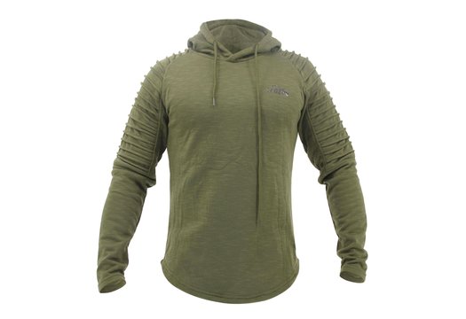 Hoodie Rib Sleeve Green