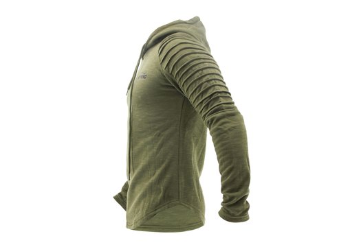 Hoodie Rib Sleeve Green