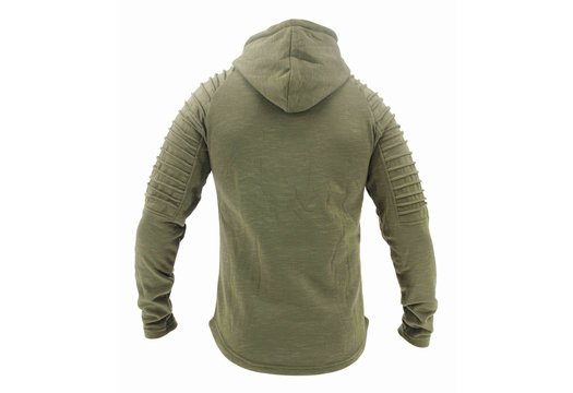 Hoodie Rib Sleeve Green