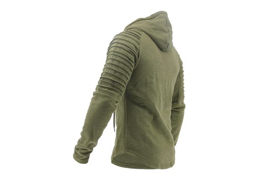 Hoodie Rib Sleeve Green