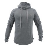 Hoodie Rib Sleeve Grey Hoodie Rib Sleeve Grey