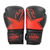 EcoFIT Bokshandschoenen Heren/Dames Zwart-Rood PU