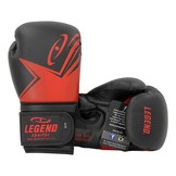 EcoFIT Men's/Women's Boxing Gloves Black-Red PU