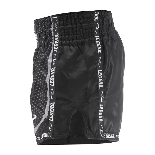 Kickboxing Shorts Child/Adult Carbon Black Satin