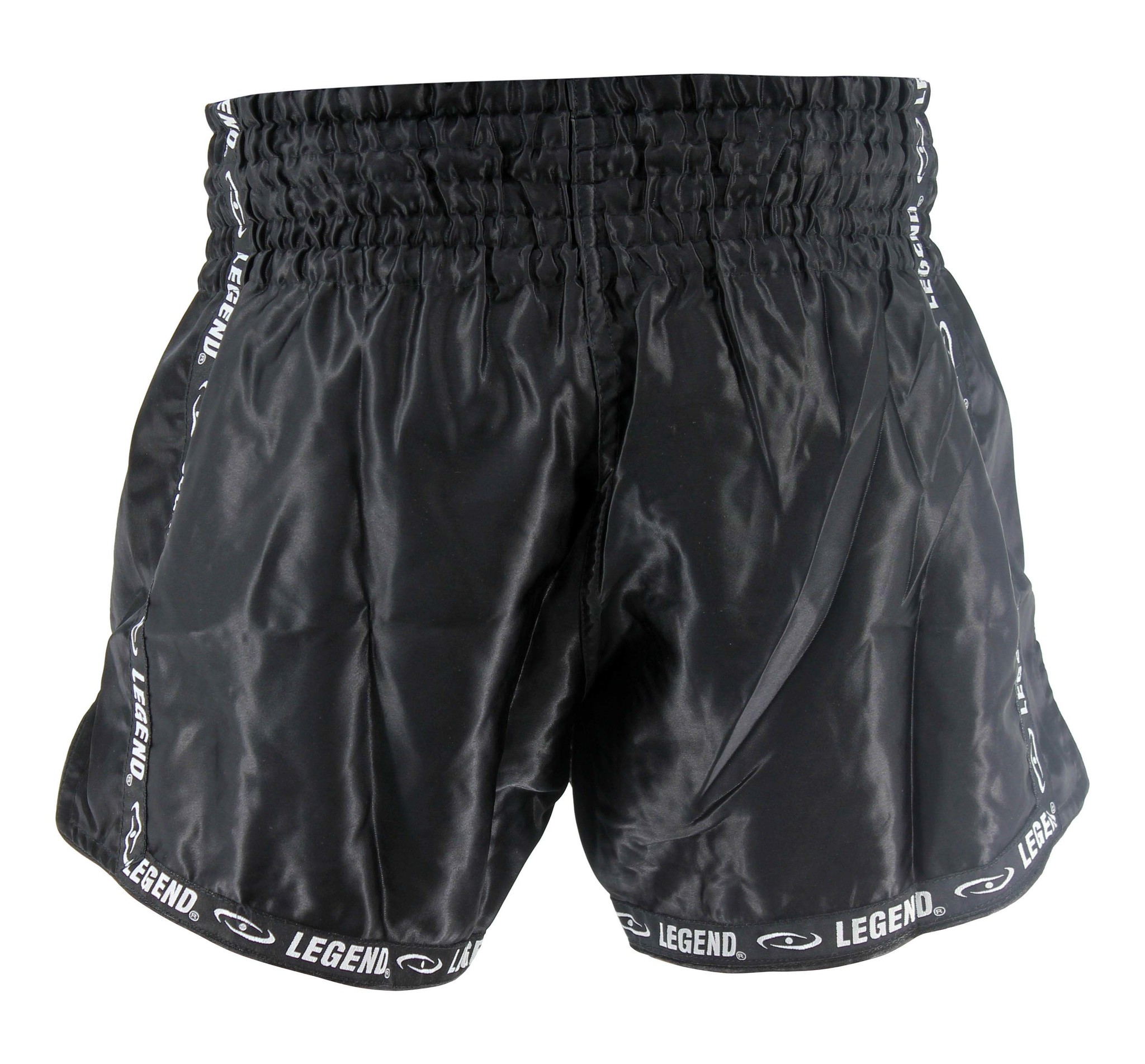 Kickboxing Shorts Child/Adult Carbon Black Satin