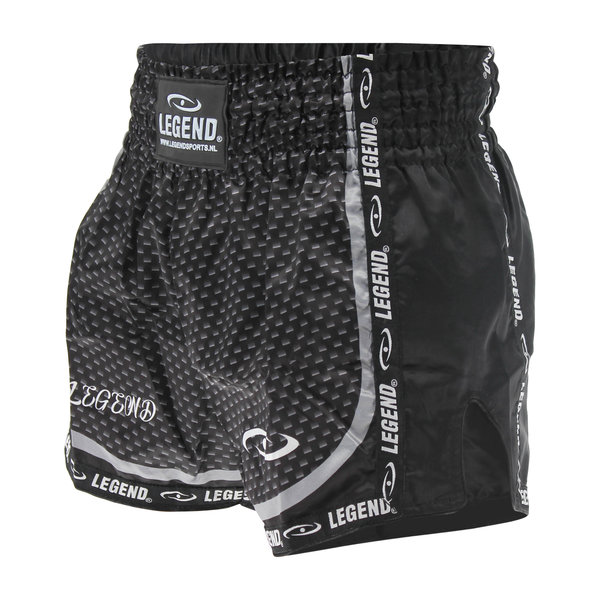 Kickboxing Shorts Child/Adult Carbon Black Satin
