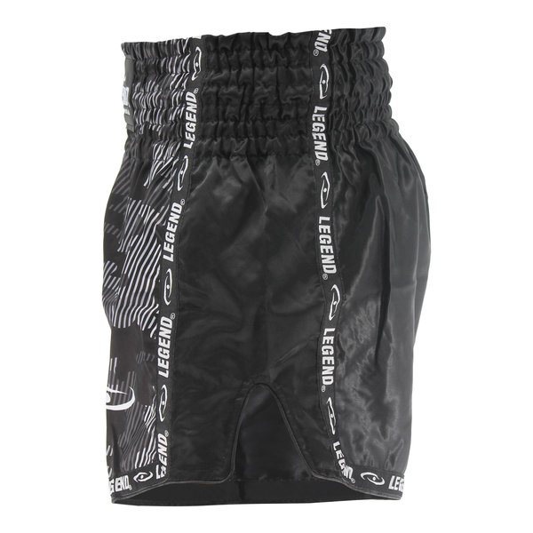 Kickboxing Shorts Child/Adult Camo Black Satin
