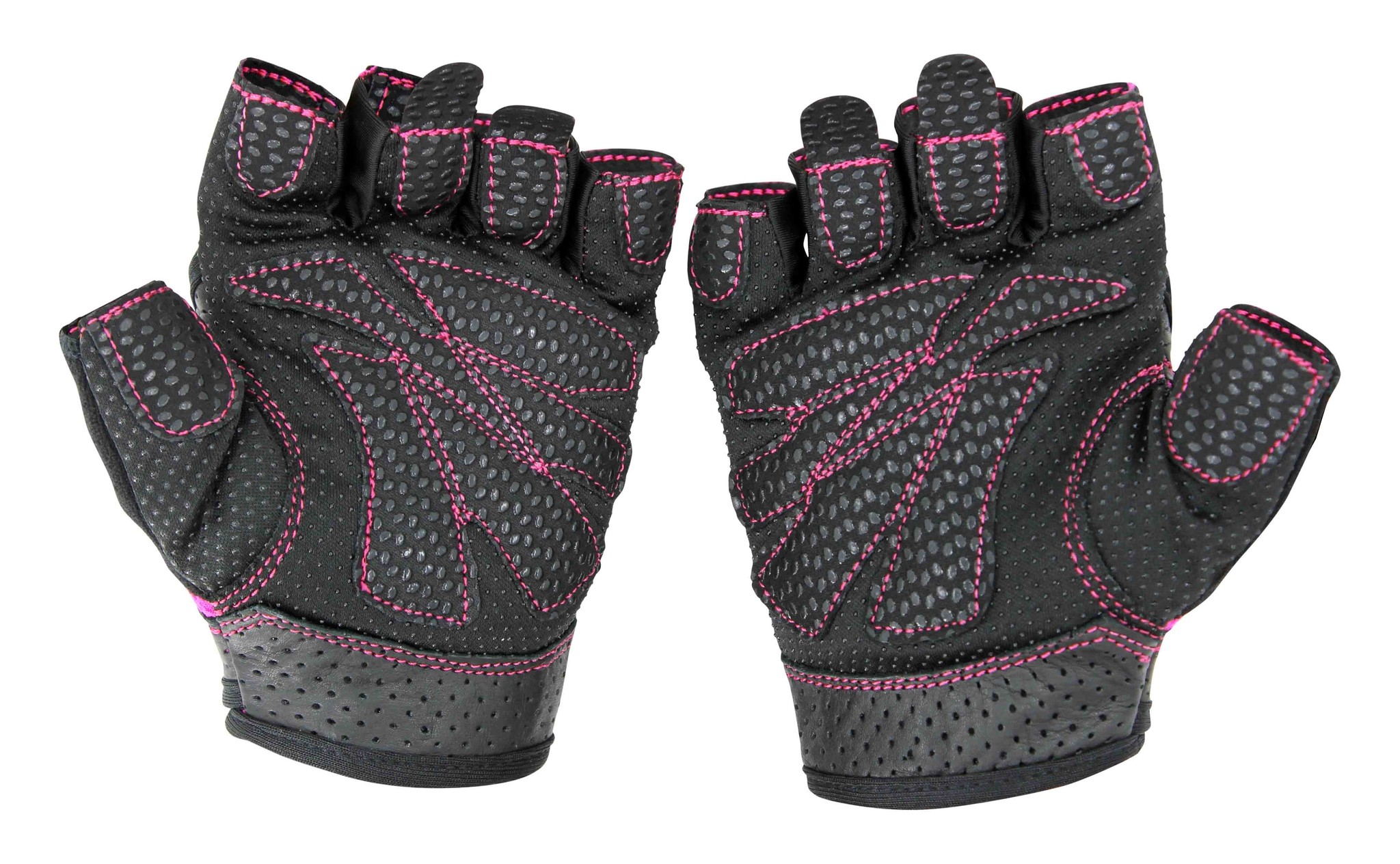 Ladies Fitness Gloves Leather Special Edition Pink