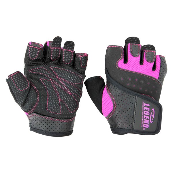Ladies Fitness Gloves Leather Special Edition Pink