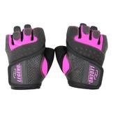 Ladies Fitness Gloves Leather Special Edition Pink