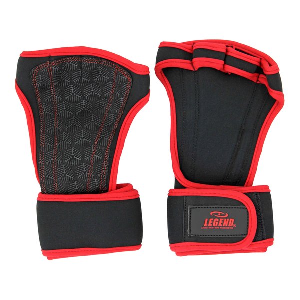 Crossfit & Fitness Gloves Men/Women Black-Red