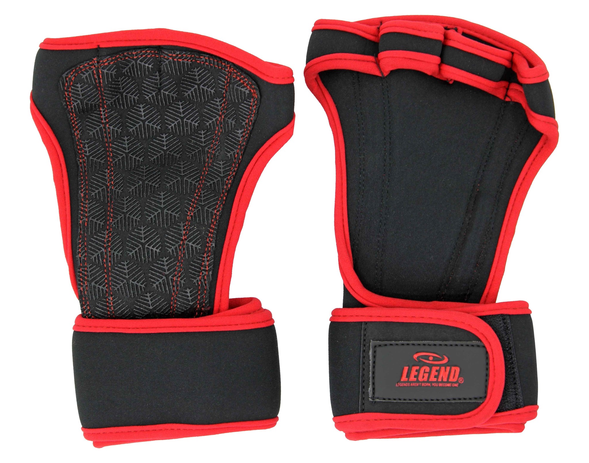 Crossfit & Fitness Gloves Men/Women Black-Red