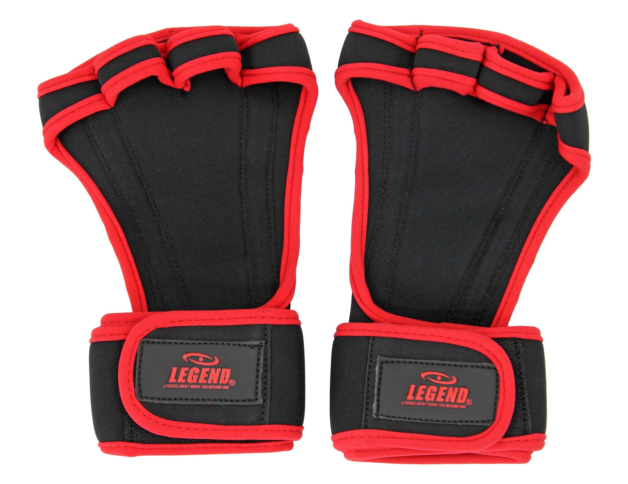 Crossfit & Fitness Gloves Men/Women Black-Red