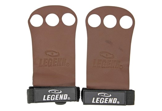 Crossfit & Fitness Handschoenen Heren/Dames Bruin Leer