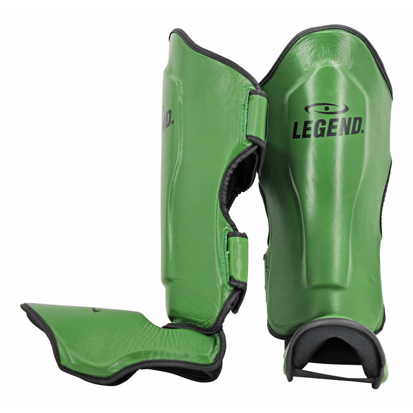 Kickboxing Shin Guards Men/Women Army Leather