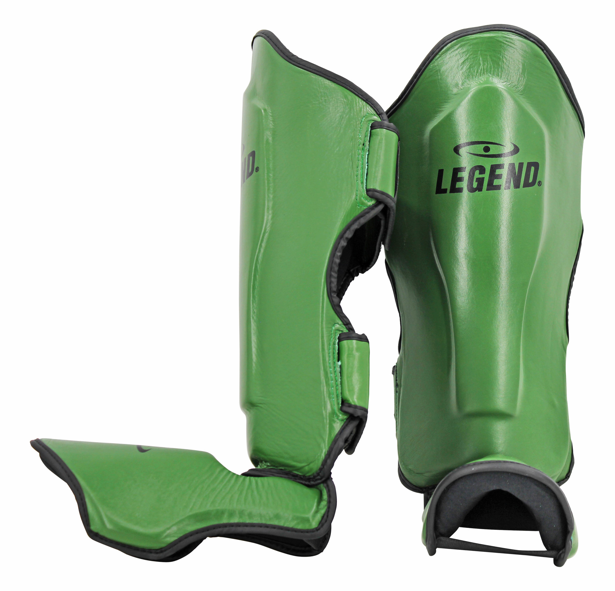 Kickboxing Shin Guards Men/Women Army Leather