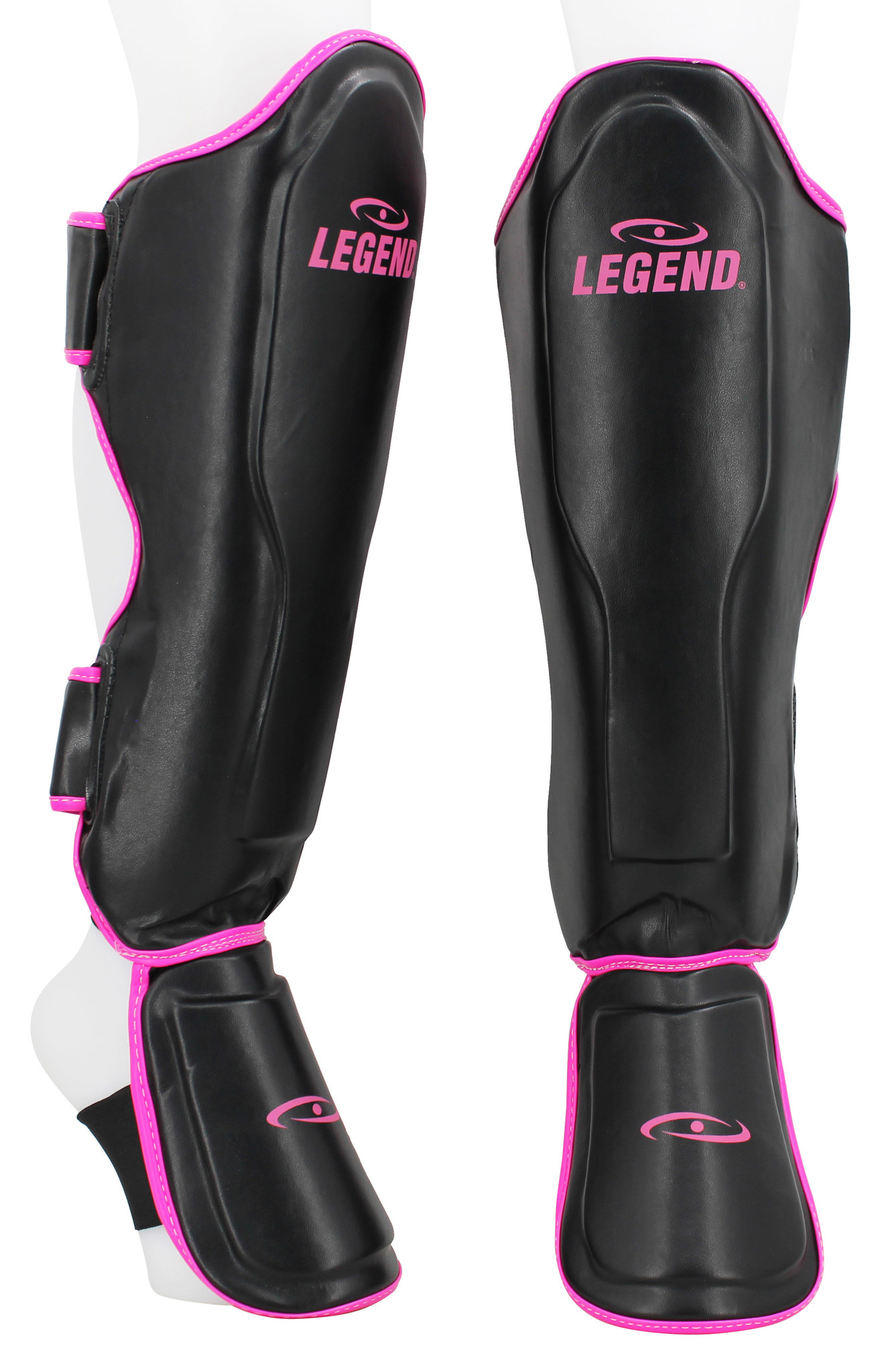 Kickboxing Shin Guards Legend Best Ladies Pink PU