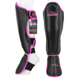 Kickboxing Shin Guards Legend Best Ladies Pink PU