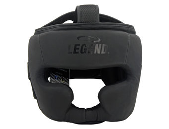 Hoofdbeschermer Leder PRO Mat Zwart