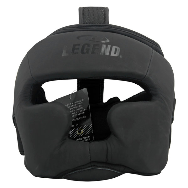 Headguard Leather PRO Matt Black
