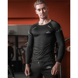 Multi Sport Shirt met Reflect Print Black Multi Sport Shirt met Reflect Print Black