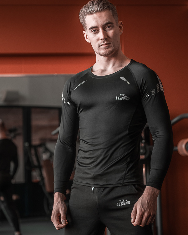 Multi Sport Shirt with Reflect Print Black