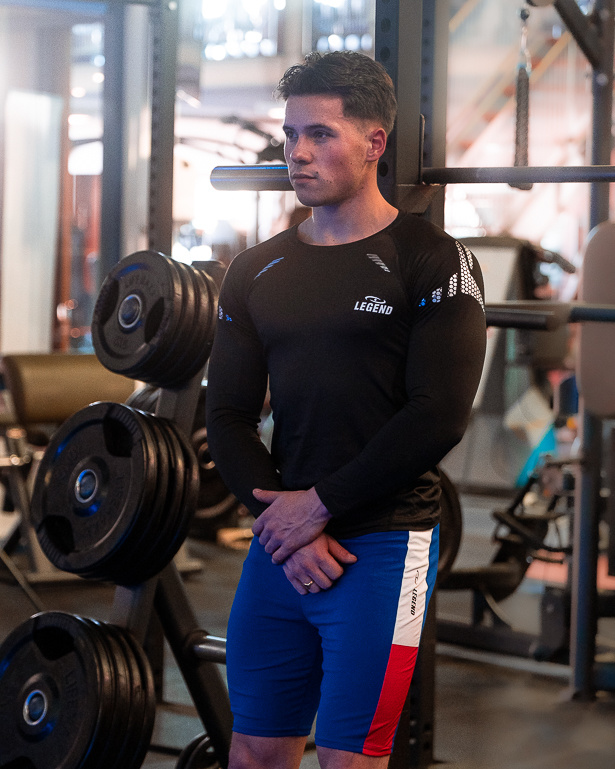 Multi Sport Shirt with Reflect Print Black