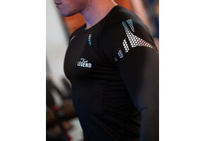 Multi Sport Shirt with Reflect Print Black