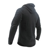 Hoodie Rib Sleeve Black Hoodie Rib Sleeve Black