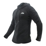 Hoodie Rib Sleeve Black Hoodie Rib Sleeve Black