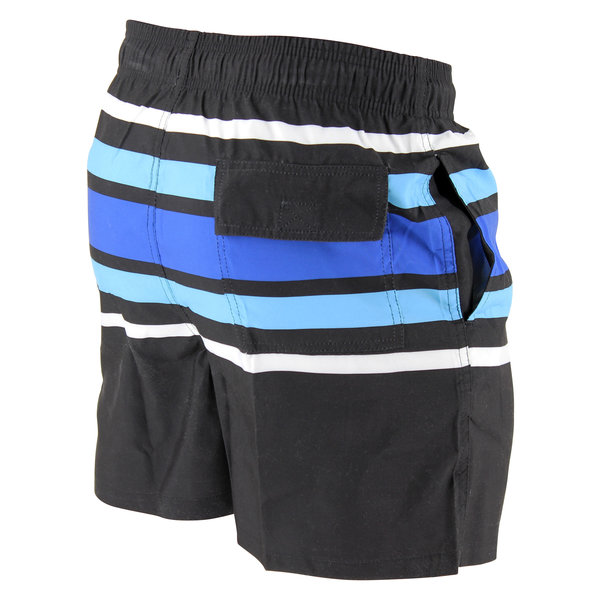 Legend Zwembroek Summer Stripes zwart