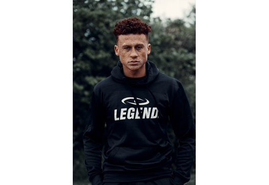 Joggingpak met Hoodie Kids/Volwassenen Zwart SlimFit Polyester