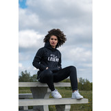 Jogging Suit with Hoodie Kids/Adults Black SlimFit Polyester