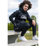 Jogging Suit with Hoodie Kids/Adults Black SlimFit Polyester