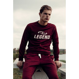 Jogging Suit with Sweater Kids/Adults Red SlimFit Polyester