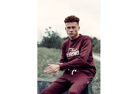 Joggingpak met Sweater Kids/Volwassenen Rood SlimFit Polyester