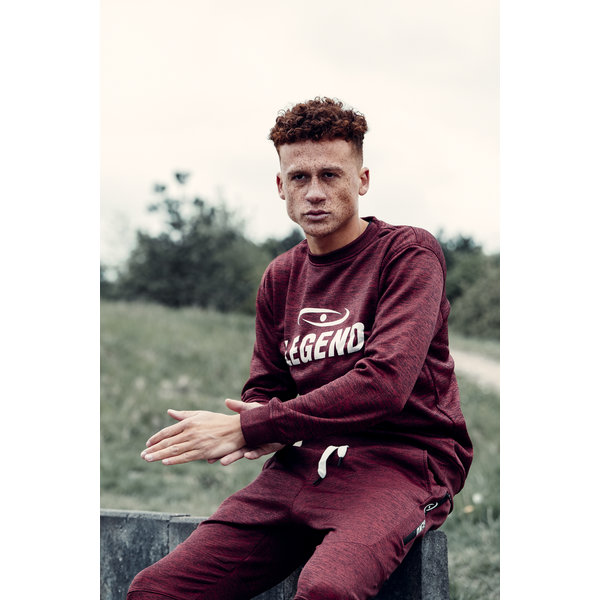 Jogging Suit with Sweater Kids/Adults Red SlimFit Polyester