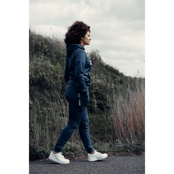 Jogging Suit with Hoodie Kids/Adults Navy Blue SlimFit Polyester