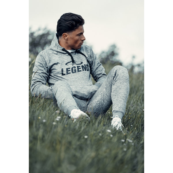 Jogging Suit with Hoodie Kids/Adults Gray SlimFit Polyester