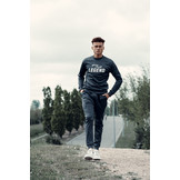 Joggingpak met Sweater Kids/Volwassenen Grijs SlimFit Polyester Joggingpak met Sweater Kids/Volwassenen Grijs SlimFit Polyester